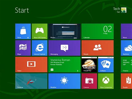 Windows 8 - rozhraní Metro