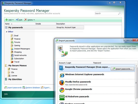 Kaspersky Password Manager