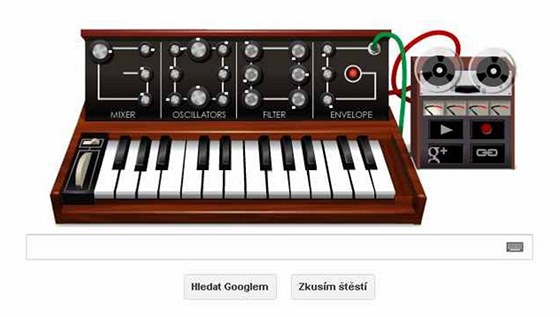 Funkní syntezátor na hlavní stránce Google pipomíná 78. výroí narození