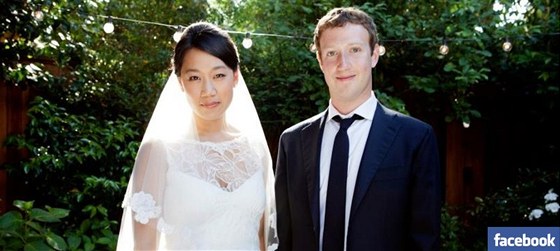 Priscilla Chanov a Mark Zuckerberg se vzali (19. kvtna 2012).