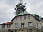 Tanvaldský Špičák. Asi nejprudší stoupání, ale krátké Tanvaldský Špičák. Asi nejprudší stoupání, ale krátké