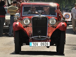 V Plzni se konal 23. roník jízdy historických vozidel. Automobily a motocykly...