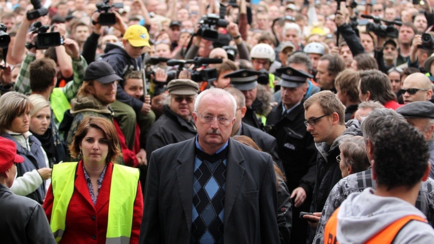 Bhem dubnového protestního pochodu mstem jsem elil ne zrovna zdvoilým výpadm, íká starosta Oldich Ryavý.