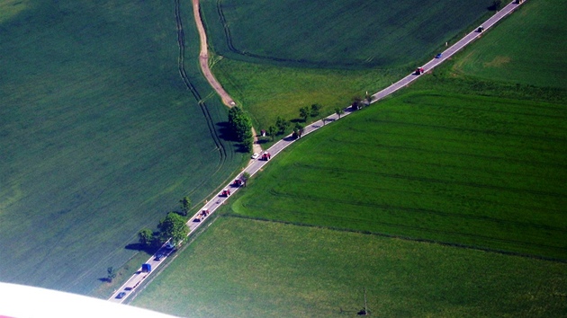 Protesty zemdlc z letadla nad Vysoinou (23. kvten 2012)