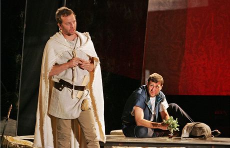 Shakespearovské slavnosti: Antonius a Kleopatra, Petr Halberstadt (vpravo) v