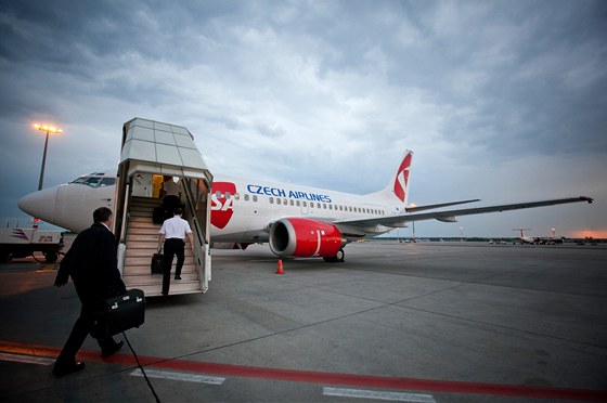 Boeing 737 - 500 v barvách eských aerolinií