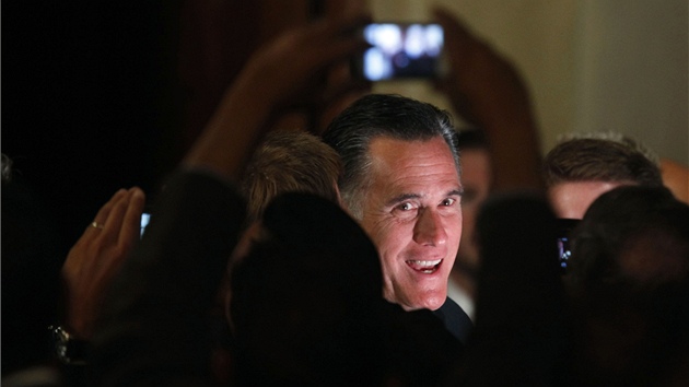 Republikánský kandidát na prezidenta USA Mitt Romney ve Washingtonu (23. kvtna