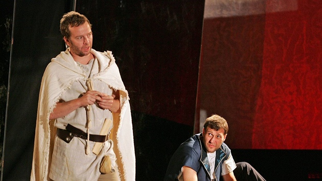 Shakespearovské slavnosti: Antonius a Kleopatra, Petr Halberstadt (vpravo) v
