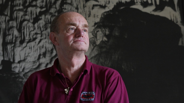 Šéf prostějovských speleologů Miroslav Vaněk. Jeho skupině se podařilo v... Šéf prostějovských speleologů Miroslav Vaněk. Jeho skupině se podařilo v...