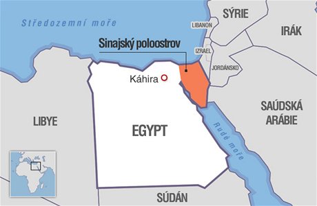 MAPA: Sinajsk poloostrov