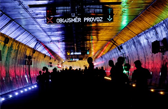 Dobrovského tunely v Brn tsn ped otevením. Ilustraní foto