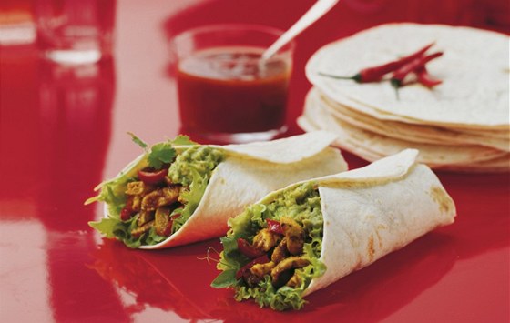 Soft Tortilla s kuecím masem Fajita