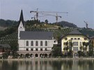 V n vznikla kopie rakouskho msteka Hallstatt, kter je na seznamu UNESCO.