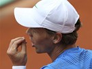 TOHLE NE! Nespokojen gesto Tome Berdycha v osmifinlovm duelu Roland Garros