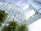 Mrakodrap nazvan Sky Habitat Singapore nabdne 509 byt. 