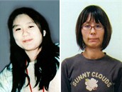 Nkdej lenka japonsk sekty m inrikj Naoko Kikui na snmku z roku 1995
