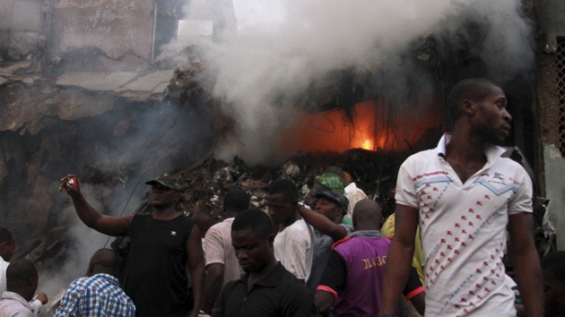 Leteck tragdie v nigerskm Lagosu (3. ervna 2012)