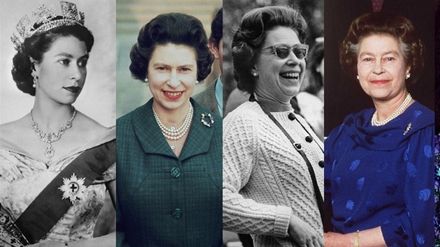 Královna Albta II. na snímcích od roku 1952 do 2012