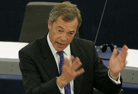 Nigel Farage na archivním snímku