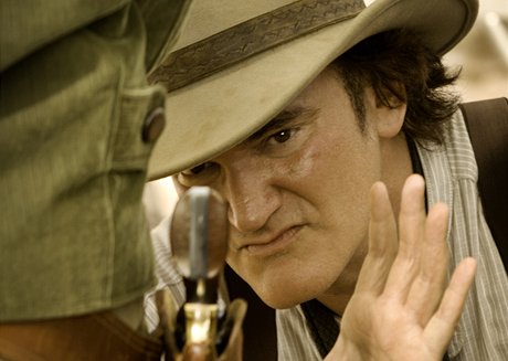 Quentin Tarantino pi natáení filmu Django Unchained