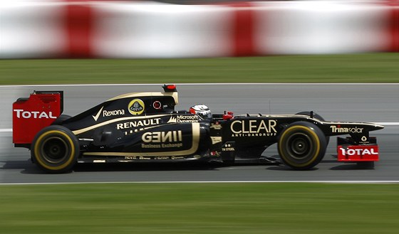 Kimi Räikkönen s vozem Lotus