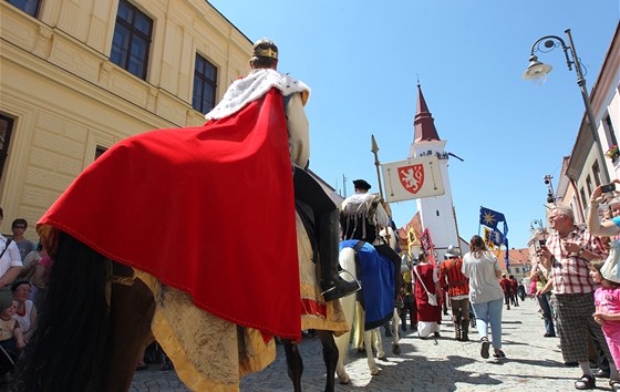 K Barchanu patí i prvod. V historických kostýmech mohli návtvníci spatit...