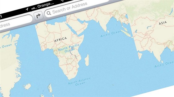 Nové mapy v iOS 6