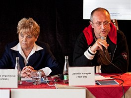 Debata politik se stedokolky v Hradci Krlov (14. ervna 2012)