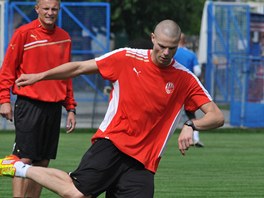 Do ppravy fotbalist Plzn se zapojil i obrnce David Bystro, kter byl v