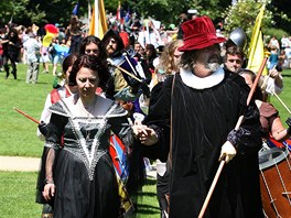 Straidla a historické postavy vedené císaem Rudolfem II. pevzala vládu nad...