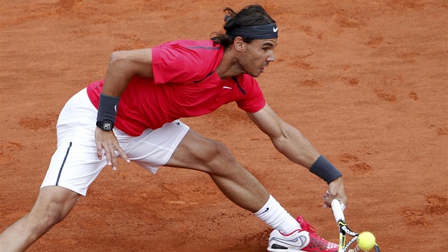 Rafael Nadal ve finále Roland Garros.