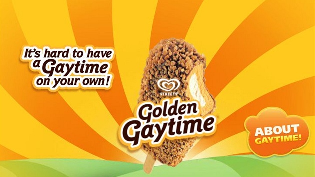 Australsk zmrzlina Golden Gaytime. Ilustran snmek.