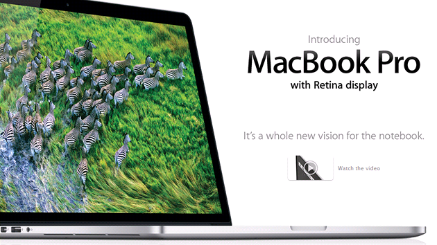 MacBook Pro s Retina displejem MacBook Pro s Retina displejem