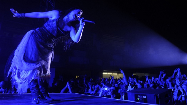 V Praze 17. ervna 1012 koncertovala skupina Evanescence.