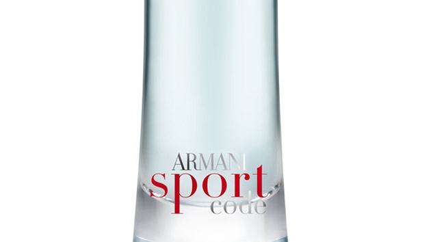 Pánská toaletní voda Armani Sport Code s temi druhy máty, zázvorem, rovým