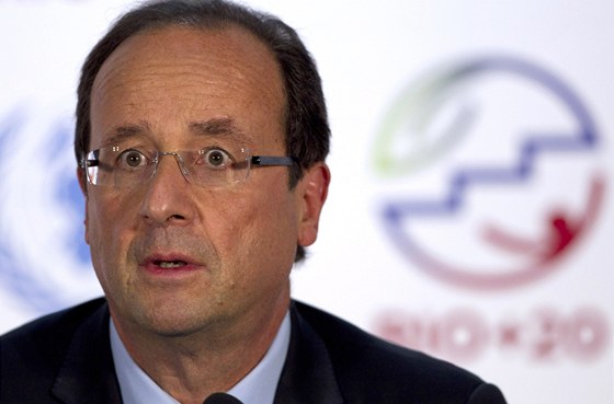 Summit o udritelném rozvoji Rio+20, erven 2012 - Francois Hollande 
