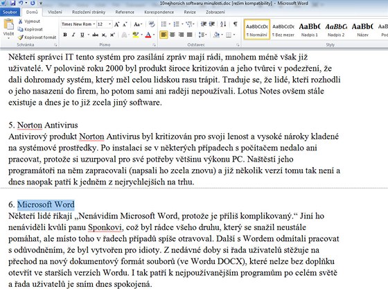 Microsoft Word