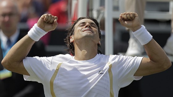 David Ferrer slaví triumf na turnaji v Hertogenboschi