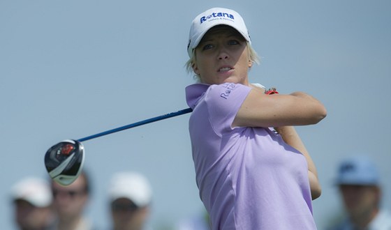 Melissa Reidová na druhém roníku golfového turnaje enského profesionálního