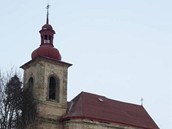 Kostel sv. Matoue v Dolanech na Jinsku.
