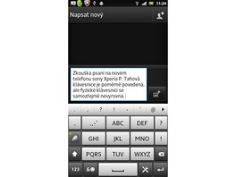 Systm smartphonu Sony Xperia P