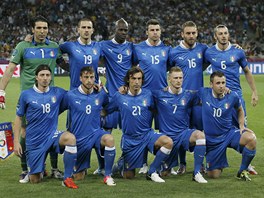 ITÁLIE. Squadra azzurra ped tvrtfinále Eura proti Anglii.