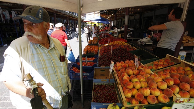 Ovocný trh v Aténách