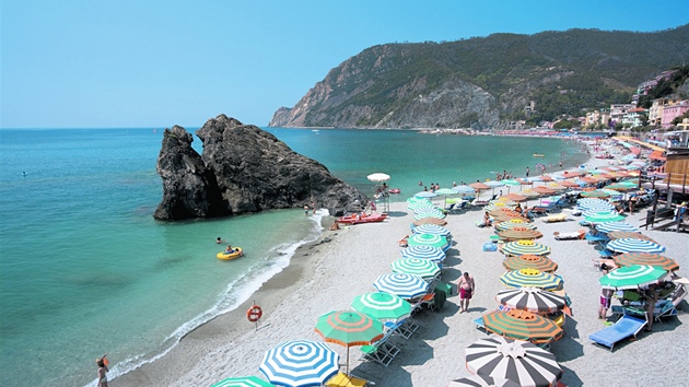 Pláž Monterosso al Mare, La Spezia Pláž Monterosso al Mare, La Spezia