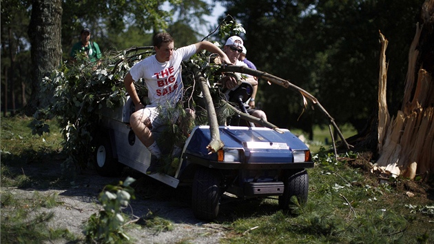 Nsledky boue v americkm Washingtonu (30. ervna 2012)