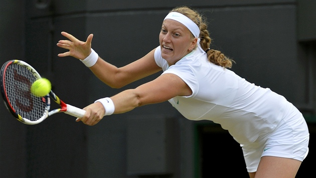 MÁM. Petra Kvitová se ve Wimbledonu probojovala u do osmifinále.