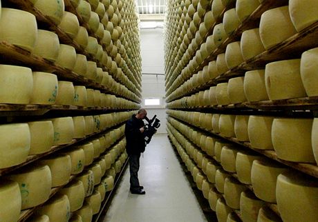 Rozíený provoz esko - italského výrobce tvrdých pírodních sýr, sýrárna