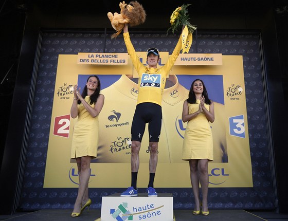 POTLESK PRO NOVÉHO LÍDRA. Bradley Wiggins  se po sedmé etap Tour de France