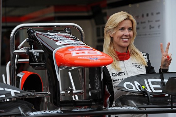 Testovací jezdkyn ruské stáje Marussia María de Villotaová 
