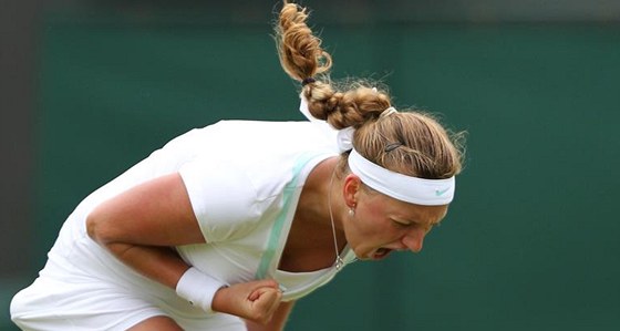 POJ! Petra Kvitová v osmifinále Wimbledonu.